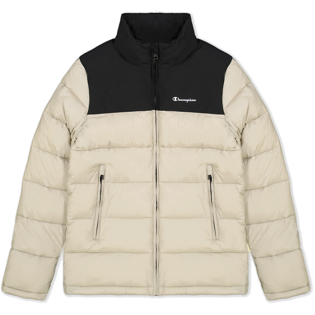 Picture of Champion Legacy Jacket 218079 - abbey stone/black beauty