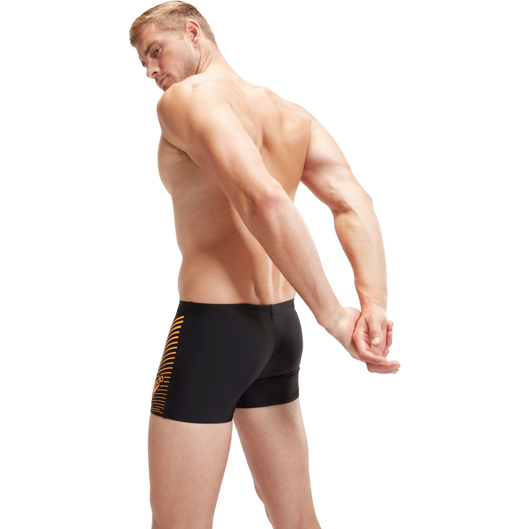 新品　AWW L'APÉRO SWEATSHORTS ステッカー無し Speedo Medley Logo Aquashort Men - black/mandarin peel | BIKE24