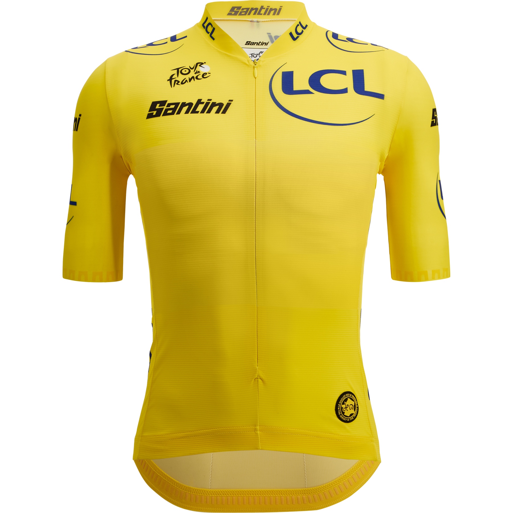 Productfoto van Santini Leader General Classification Fietsshirt met Korte Mouwen Heren - Tour de France™ 2024 - TF9440023TDFLDER - geel GI