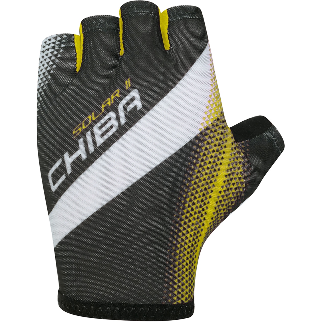 Image of Chiba Solar II Bike Gloves - black/neon yellow