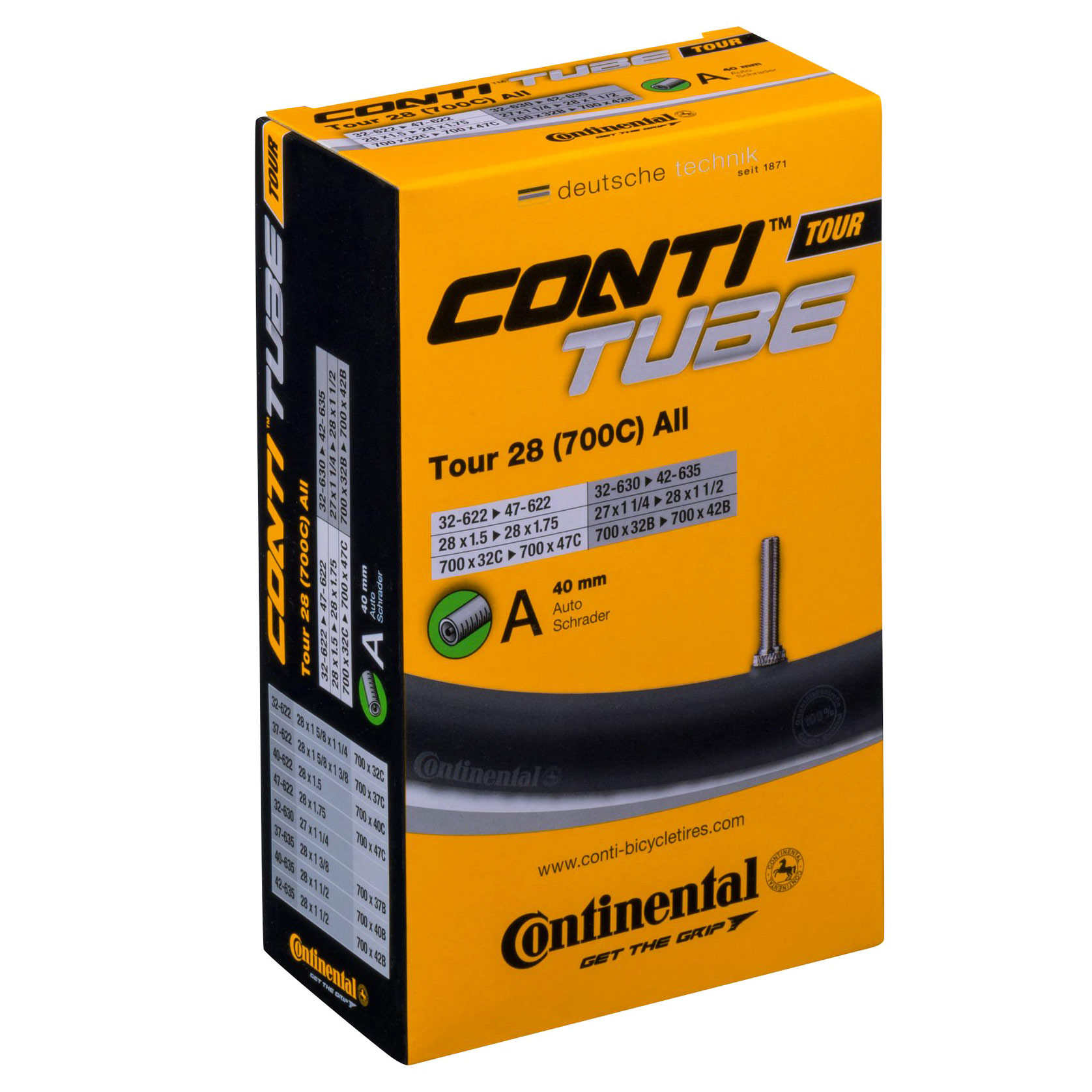 Picture of Continental Tour Inner Tube - 27/28&quot; | All