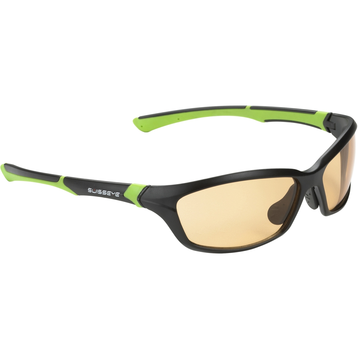 Picture of Swiss Eye Drift Glasses - Black Matt / Green - Photochromic Orange-Smoke 12072