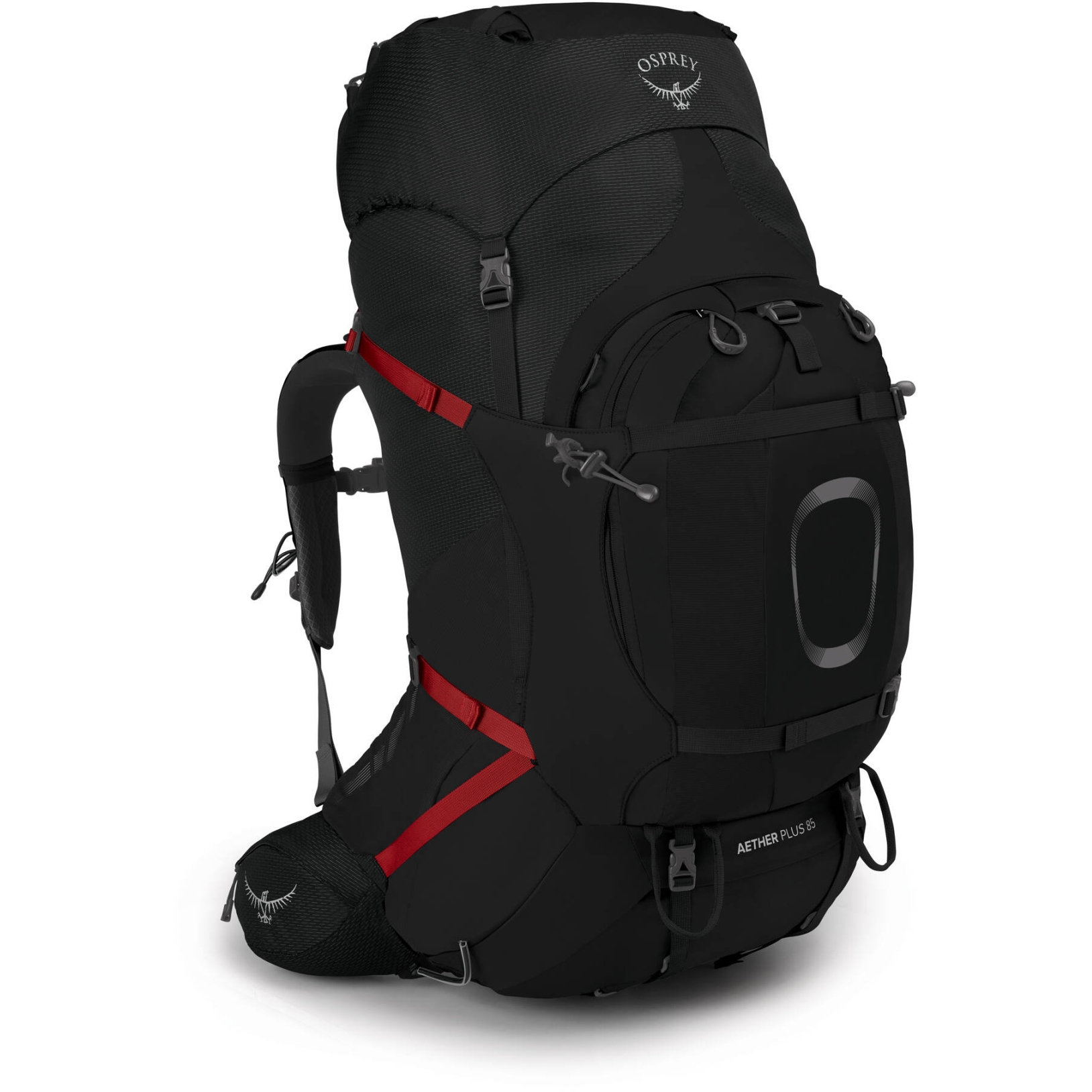 Picture of Osprey Aether Plus 85 Backpack - Black - S/M