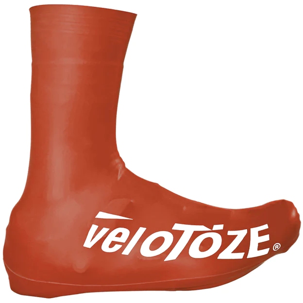 Image of veloToze Road 2.0 Tall Shoe Covers - Maroon