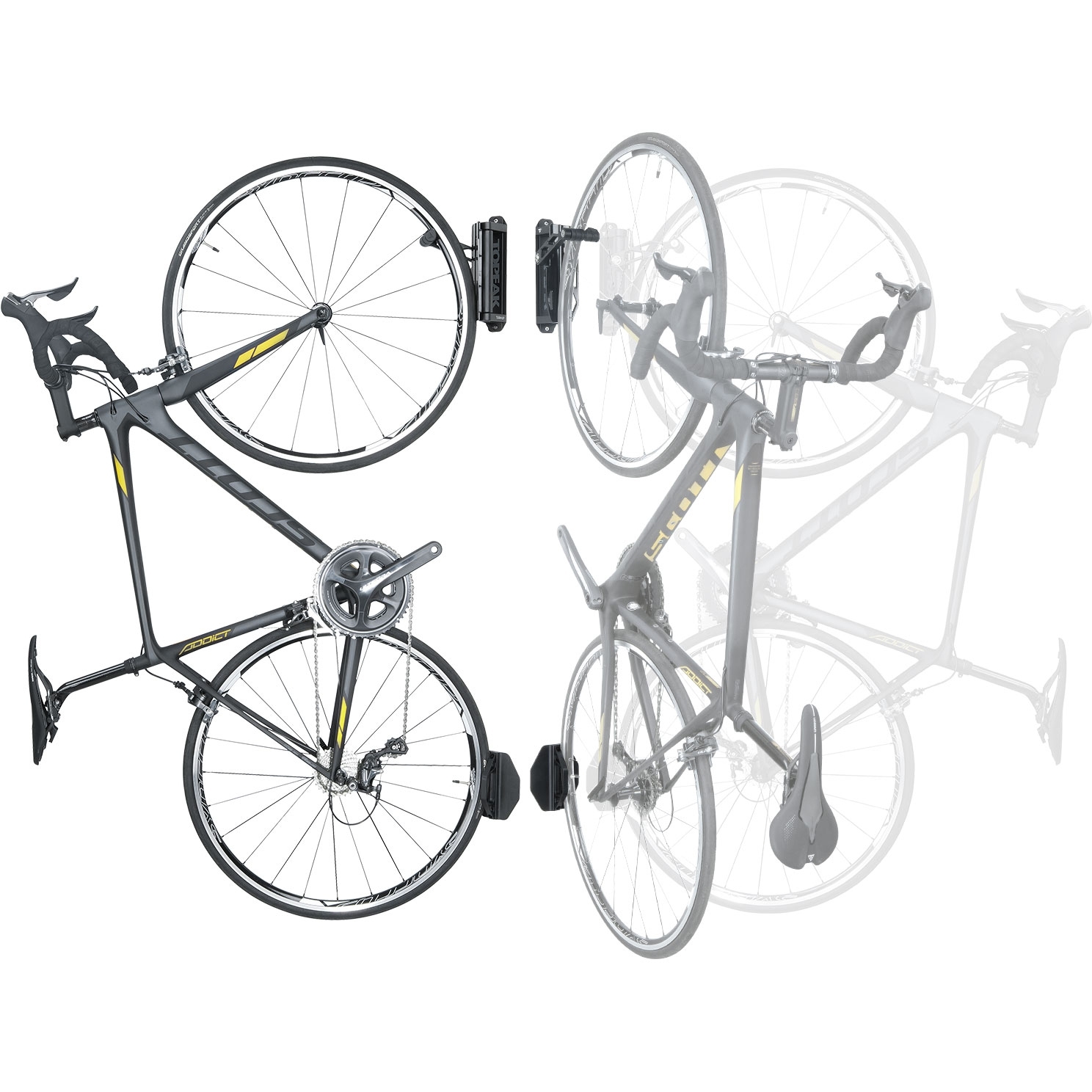 Swing up bike rack on sale