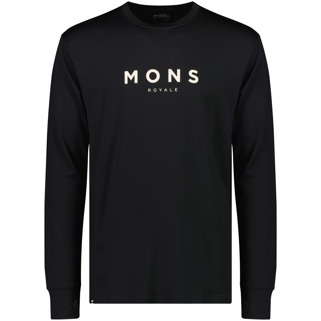 Productfoto van Mons Royale Yotei Classic Shirt met Lange Mouwen - zwart