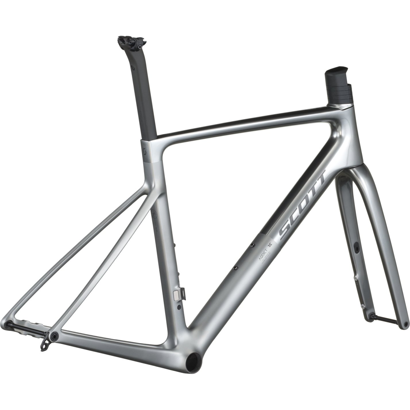 SCOTT ADDICT RC ULTIMATE - Carbon Frame-Set - 2026 - chrome silver SCOTT ADDICT RC ULTIMATE - Carbon Frame-Set - 2026 - chrome silver