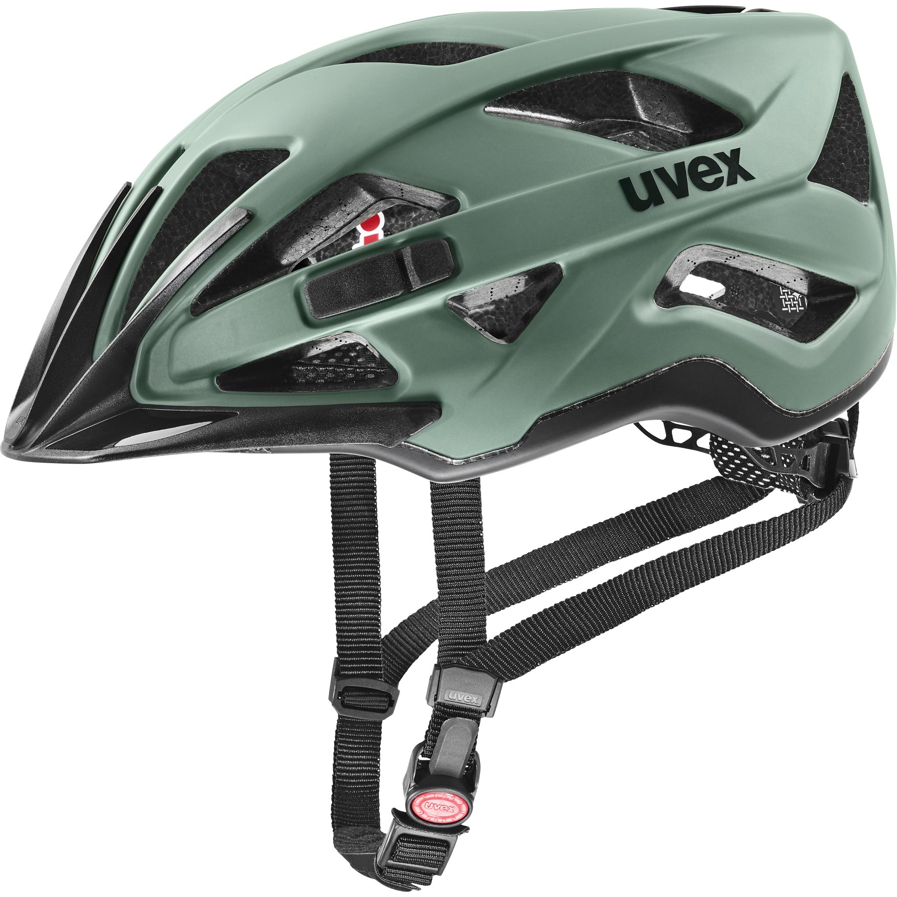 Picture of Uvex active cc Helmet - moss green-black matt