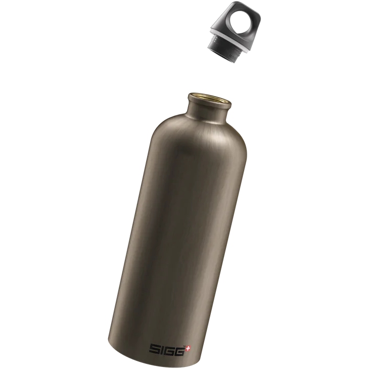 Sigg - Aluminium Bike Water Bottle - Move MyPlanet Smoked Pearl Climate Neutral Certified Lightweight Bpa Free Smoked Pearl 0 75 L