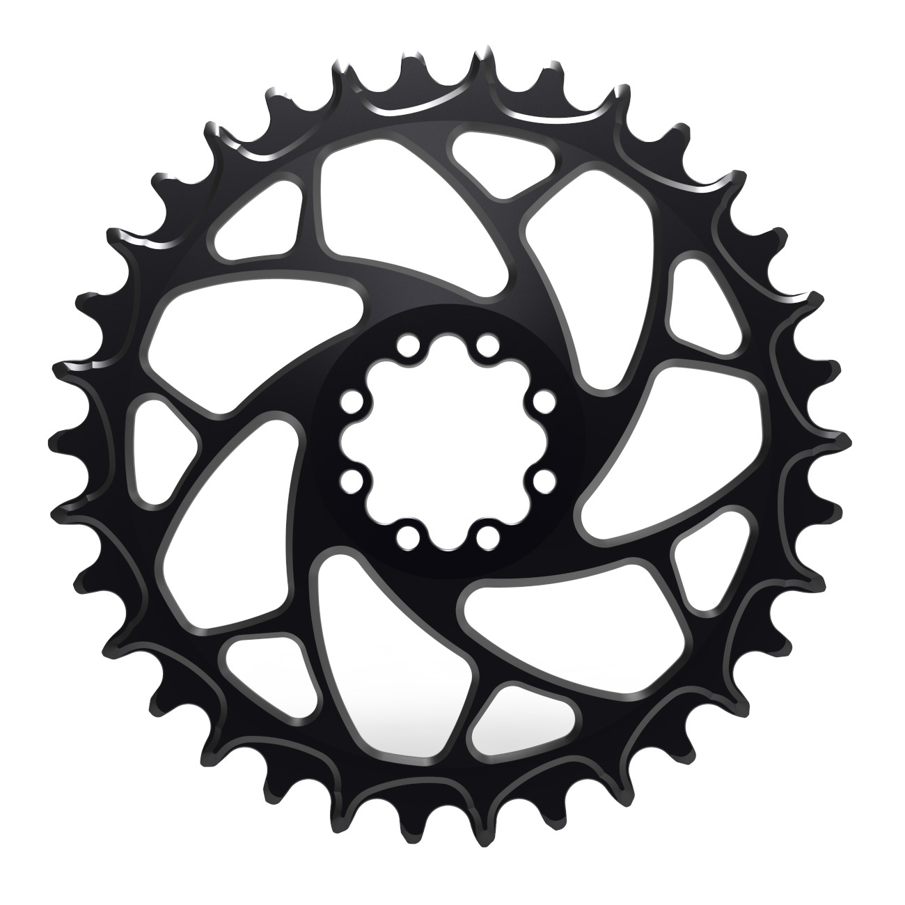 Picture of Alugear ELM Narrow Wide Boost MTB Chainring - for 1x SRAM 8-Bolt Direct Mount