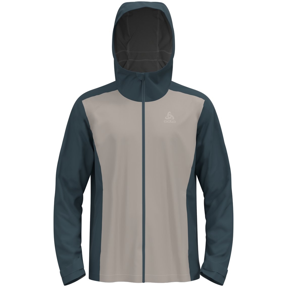 Silver waterproof outlet jacket