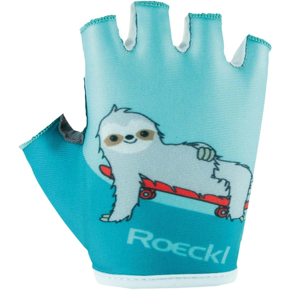 Picture of Roeckl Sports Trient Kid&#039;s Cycling Gloves - blue turquoise 5190