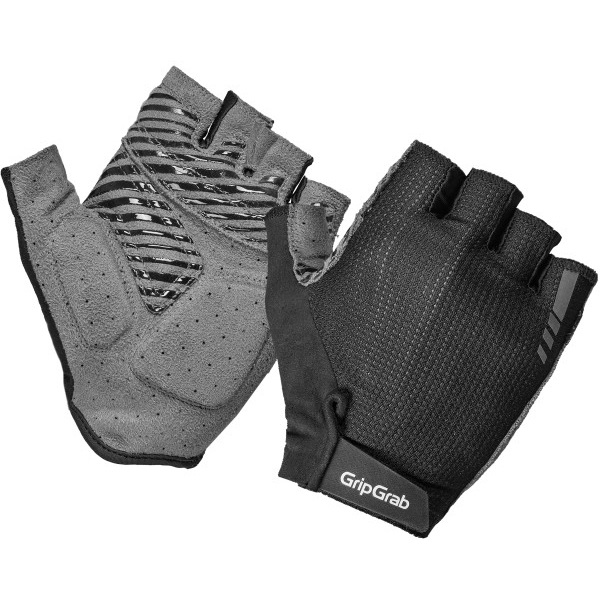Picture of GripGrab Expert RC Max Padded Short Finger Summer Gloves - Black