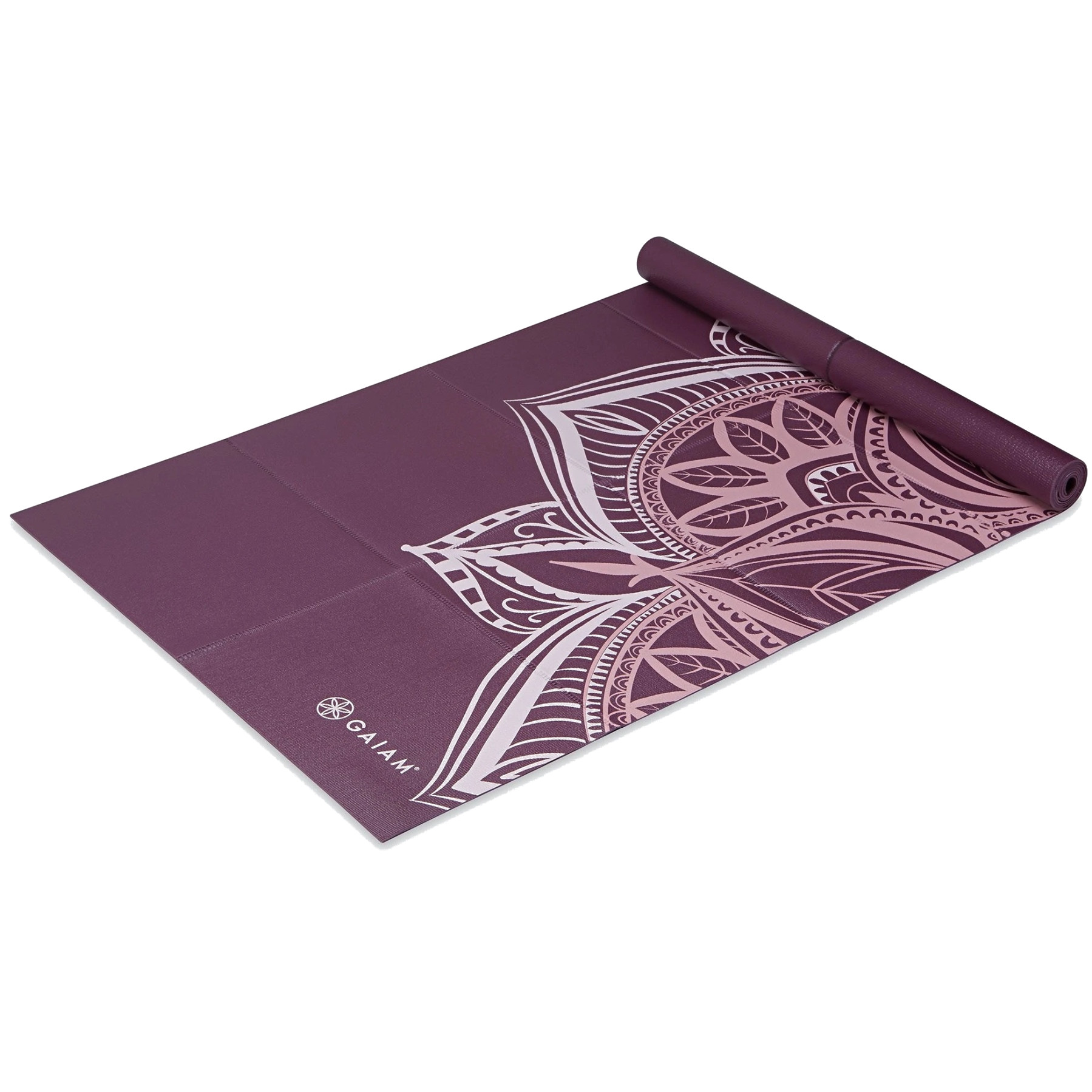 Productfoto van Gaiam Foldable Yoga Mat (2mm) - Cranberry