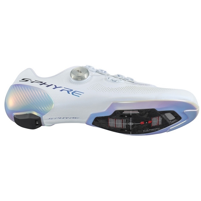 SHIMANO S-PHYRE SH-RC902 40.5 ホワイト Shimano S-Phyre SH-RC903P Road Shoes Men - White | BIKE24