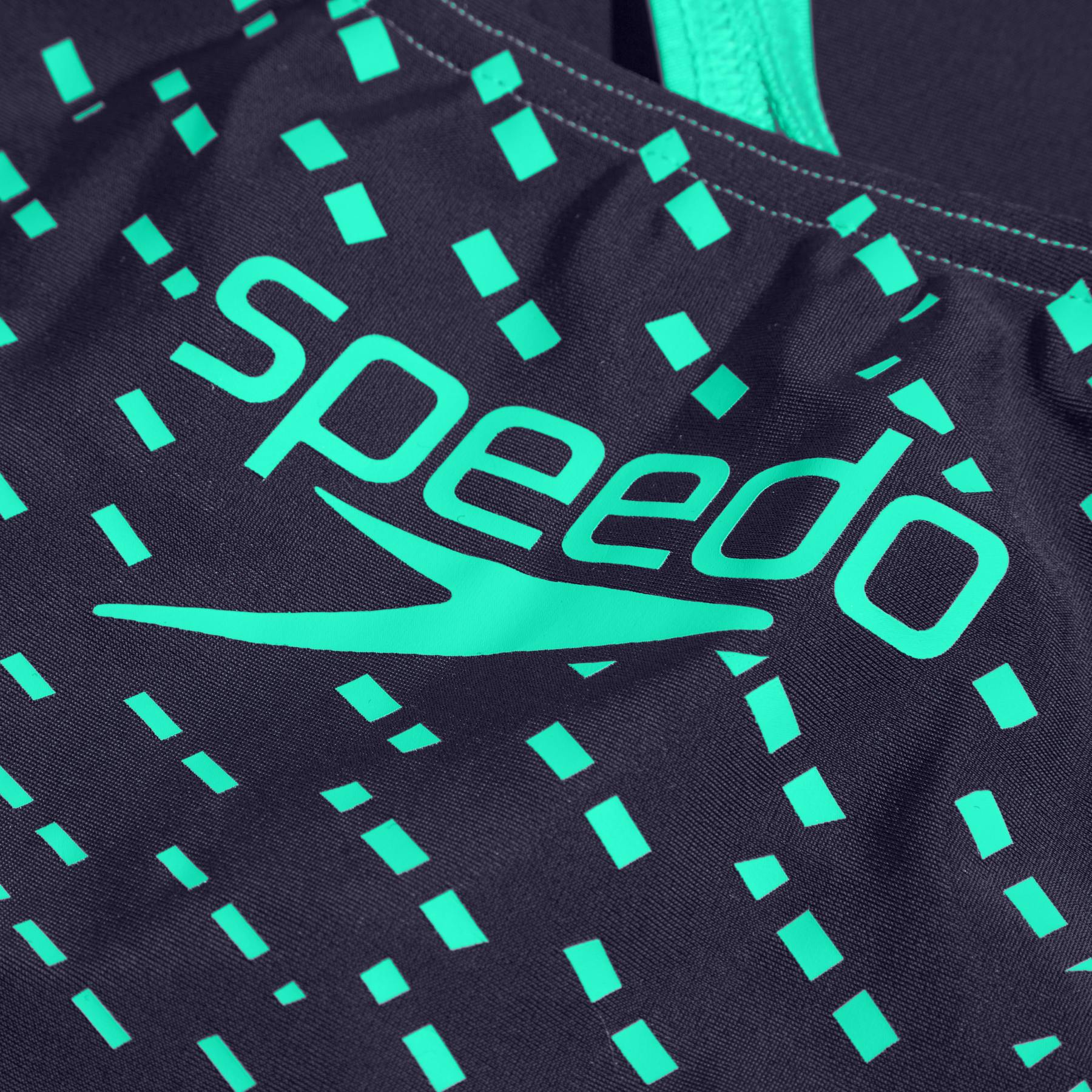 Speedo Medley Logo 1 Piece negro bañador natación mujer