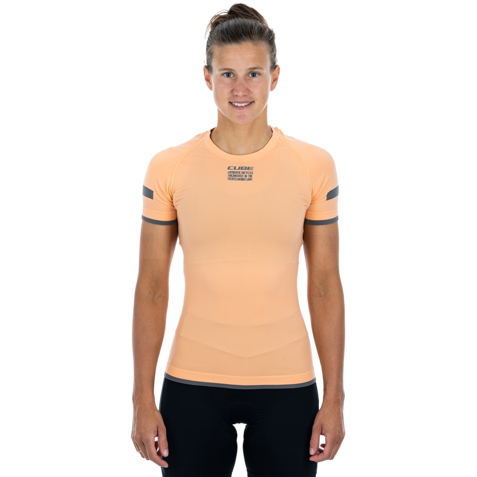 Picture of CUBE Race Be Cool Short Sleeve Baselayer Women - coral