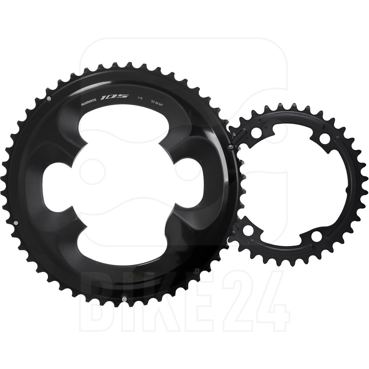 Picture of Shimano Chainring - 2x11-speed | for 105 FC-R7000 Crankset - black