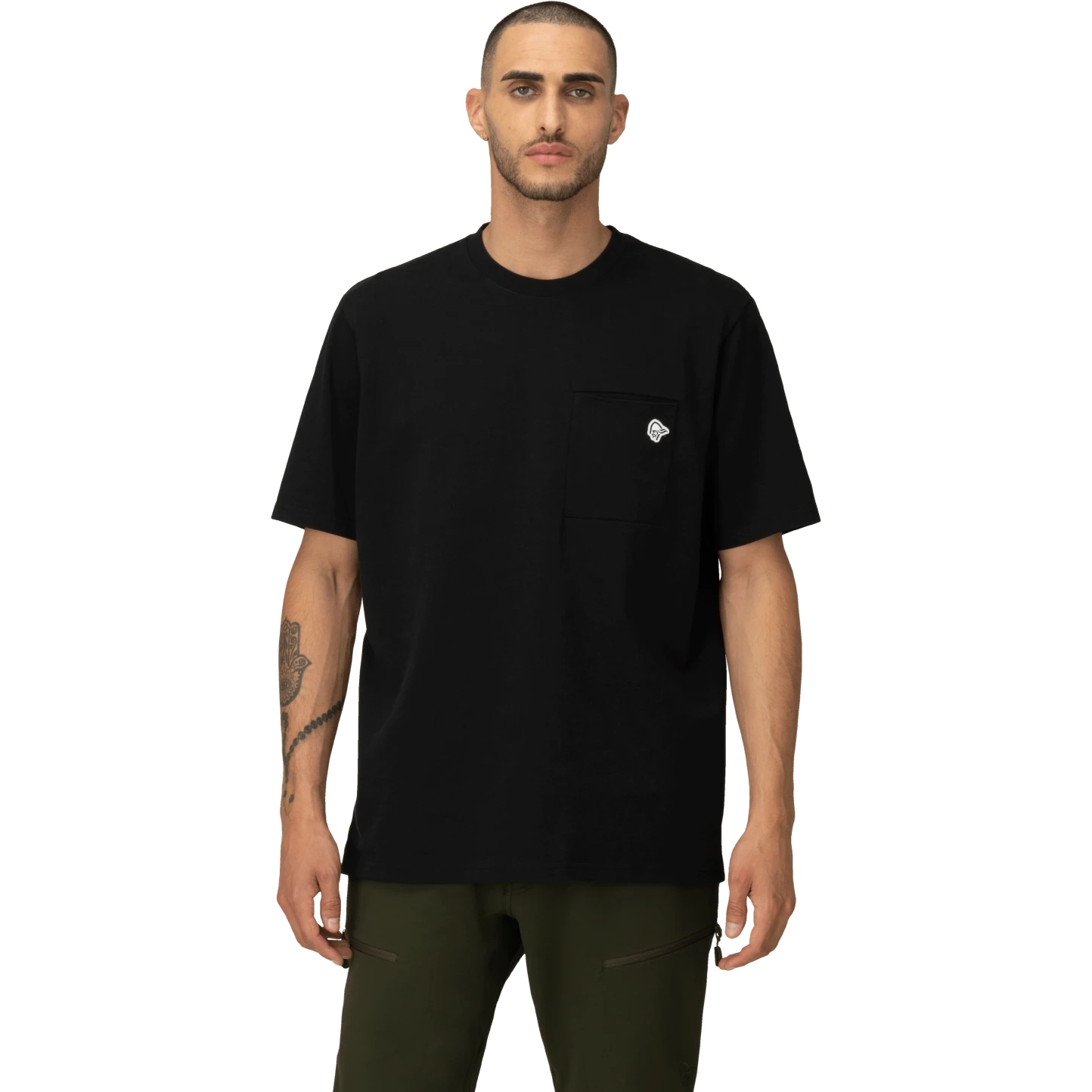 Produktbild von Norrona /29 cotton Pocket T-Shirt Herren - Caviar