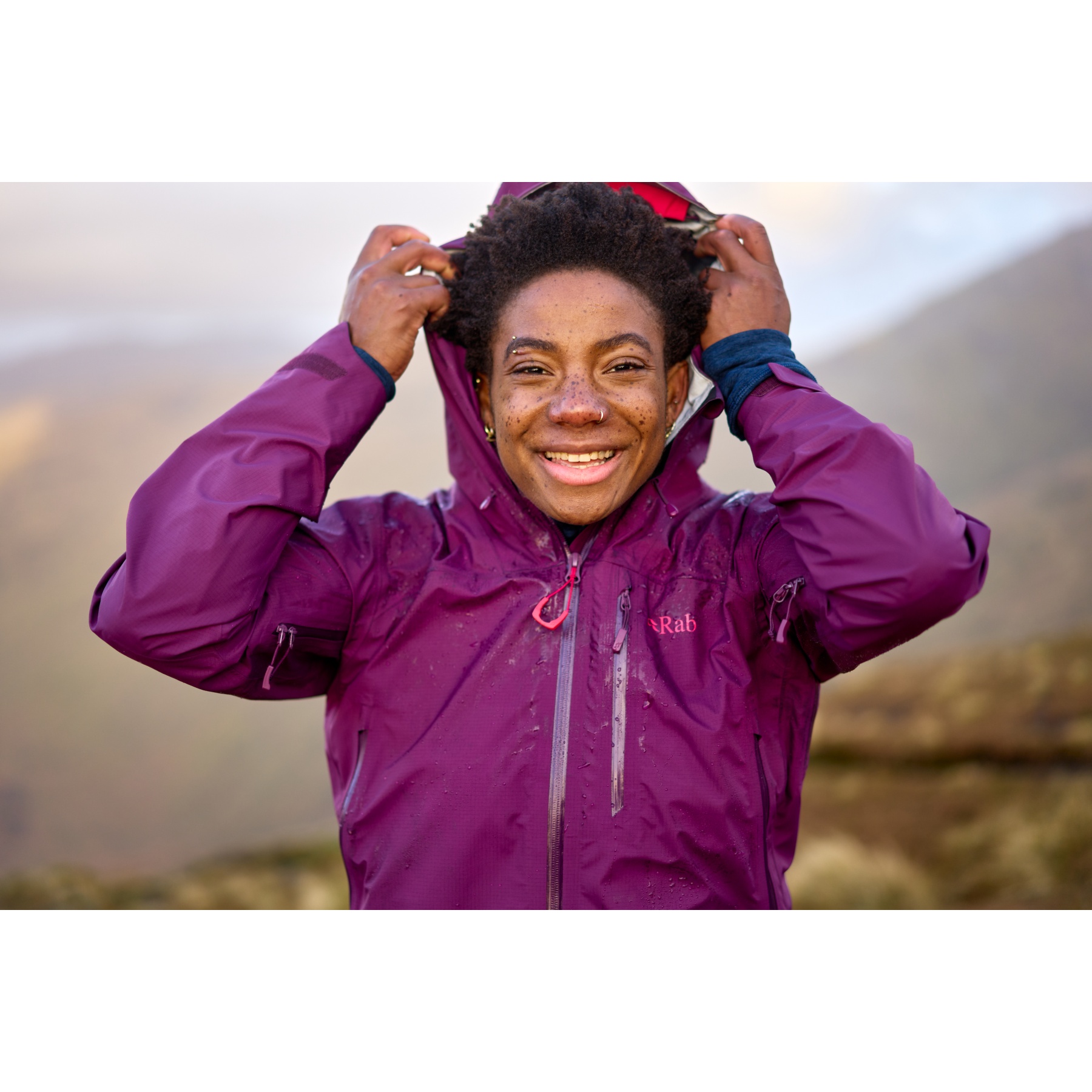 Rab Cinder Downpour Jacket - Chaqueta Impermeable - Mujer