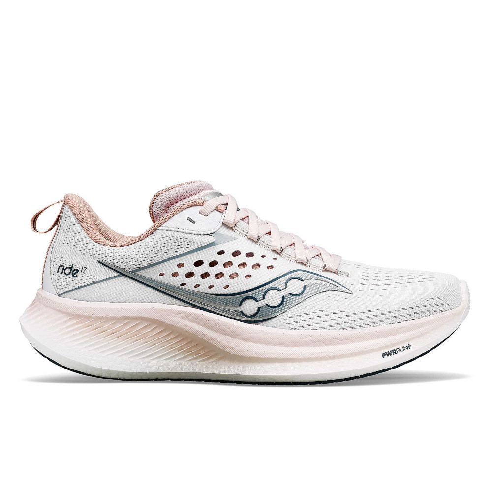 Picture of Saucony Ride 17 Running Shoes Women - white/lotus