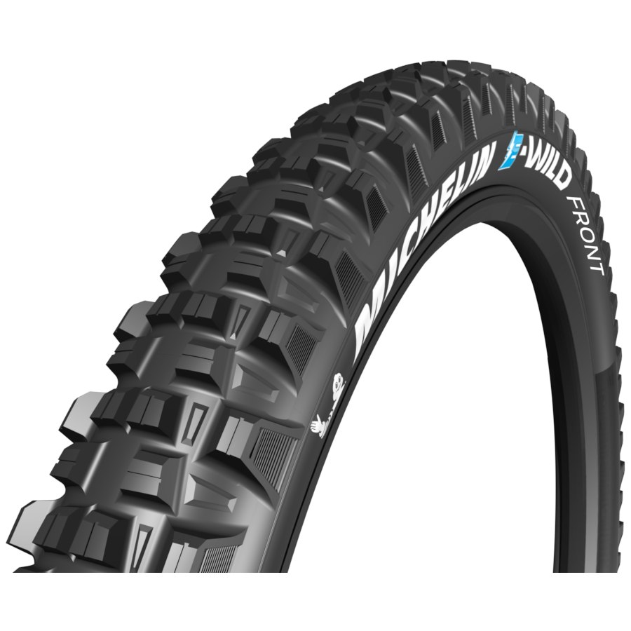 Photo produit de Michelin E-Wild Front GUM-X Competition Line - MTB Folding Tire for Front Wheel - 27.5x2.80 Inches