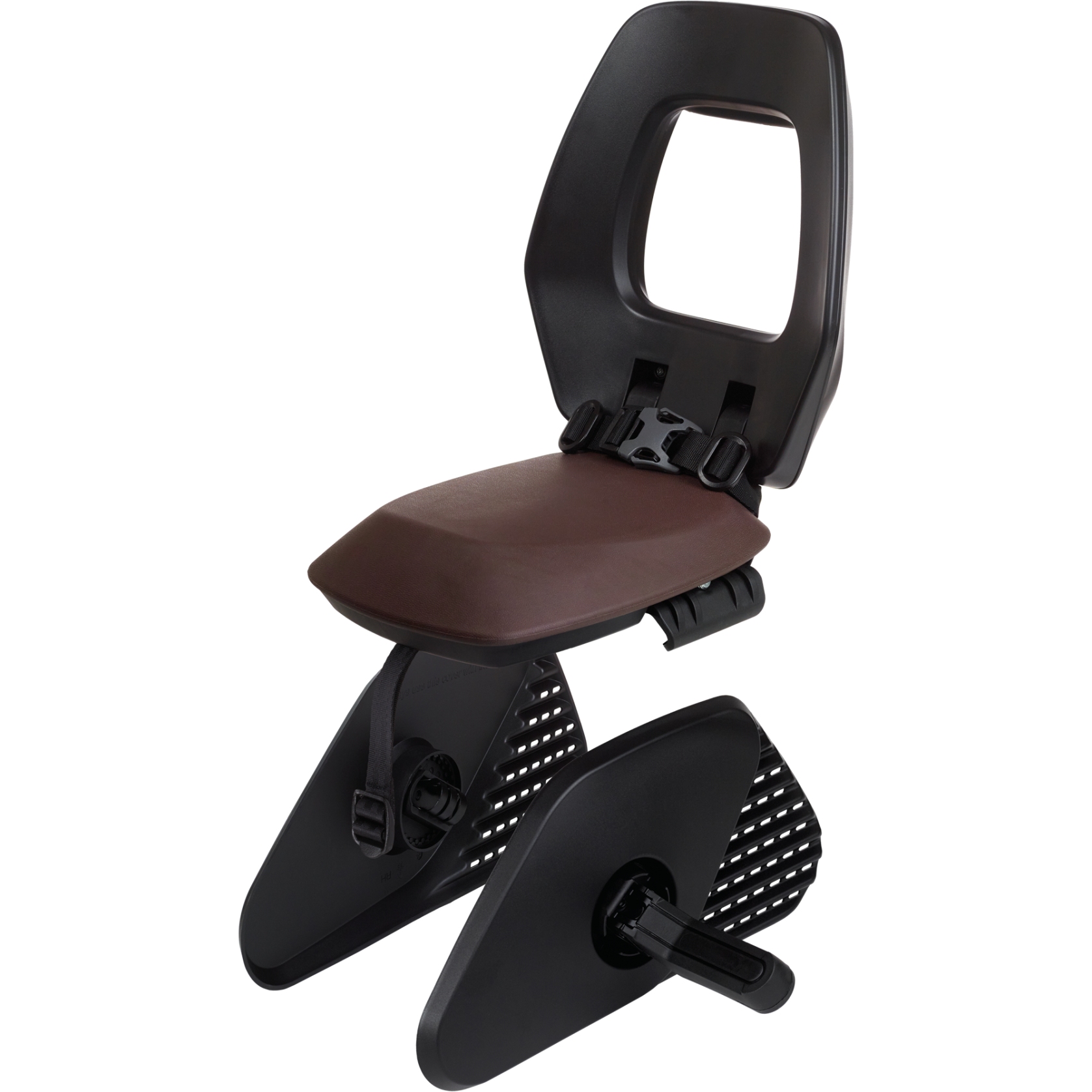 Productfoto van Bobike ONE Junior Fietsstoeltje voor Kinderen - Black/Dark Brown