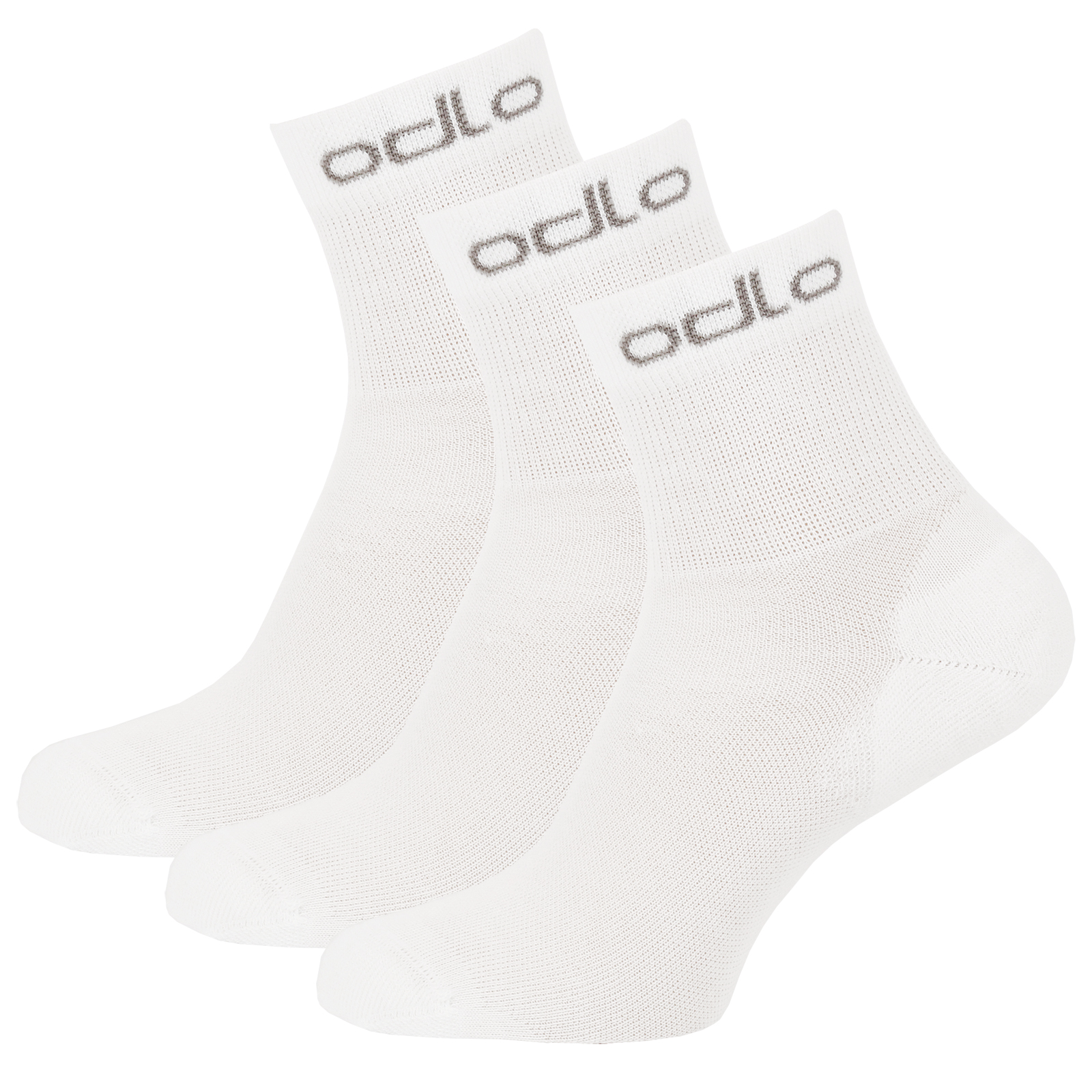 Picture of Odlo Active Quarter Socks 3-Pack - white