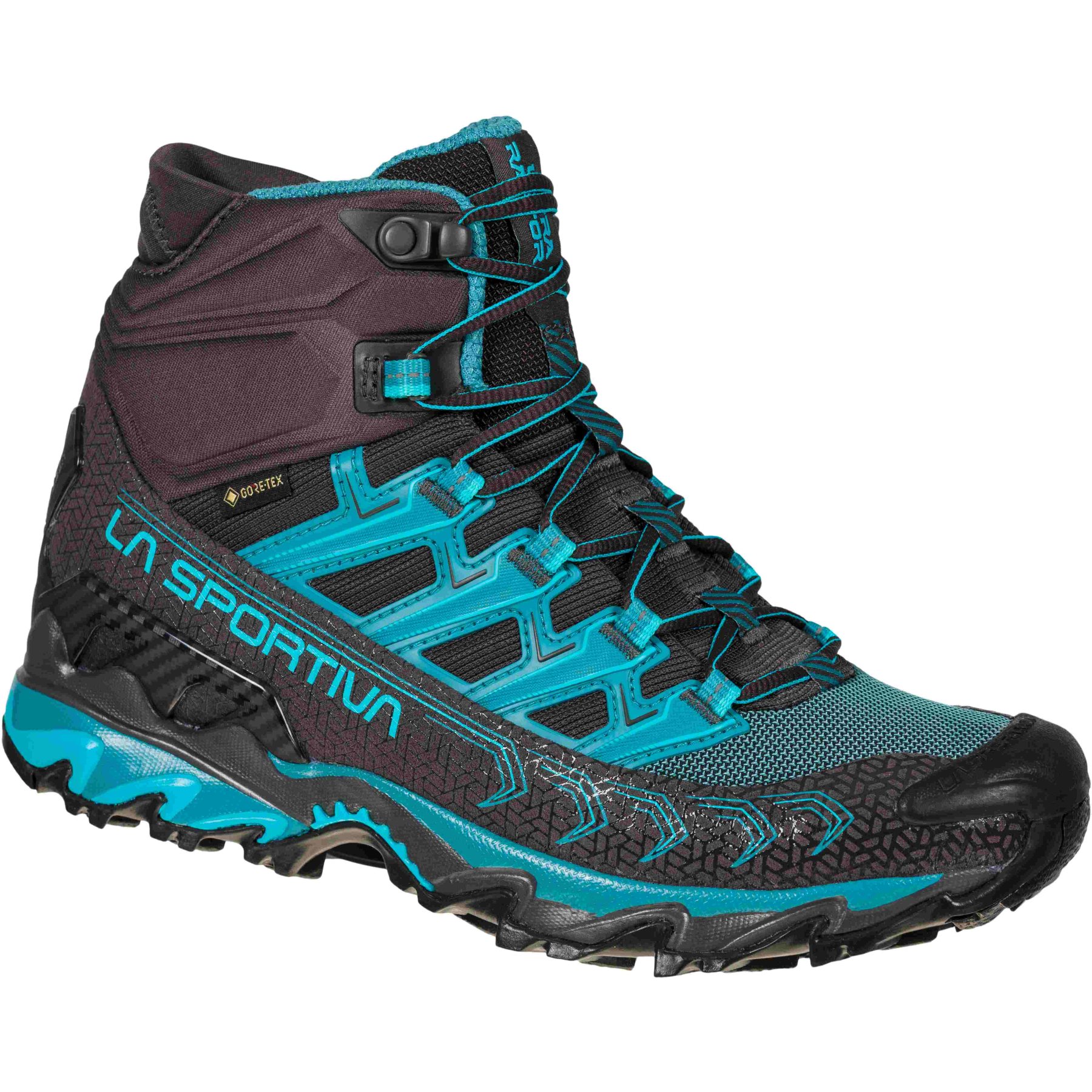 Picture of La Sportiva Ultra Raptor II Mid GTX Hiking Shoes Women - Carbon/Topaz