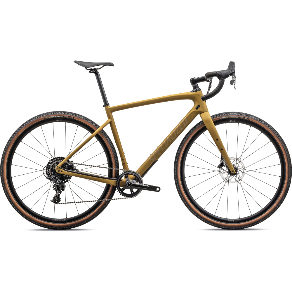 Produktbild von Specialized DIVERGE SPORT - Carbon Gravel Bike - 2023 - satin harvest gold granite / pearl