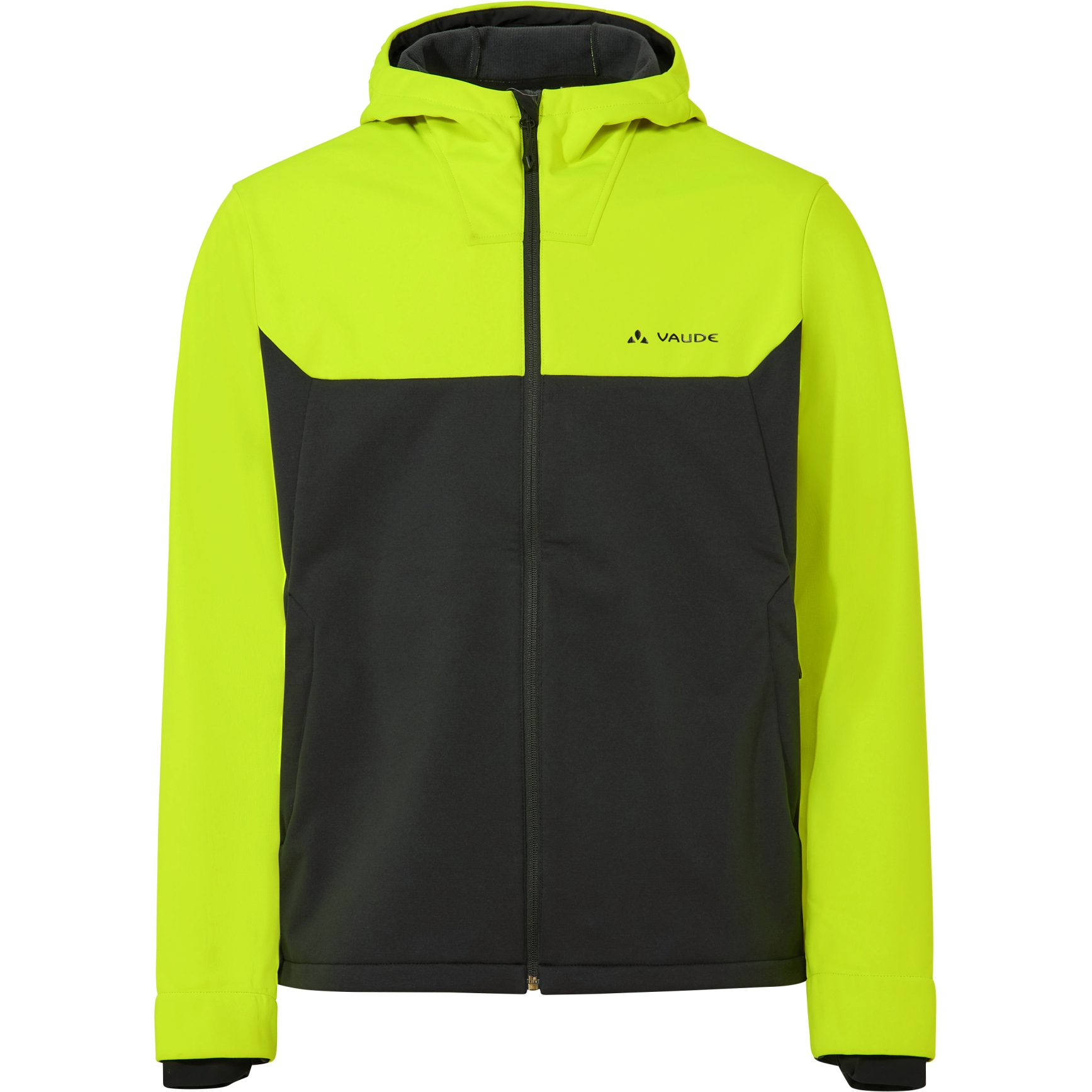 Vaude Qimsa Hooded Softshell Jacket II Men - neon yellow | BIKE24