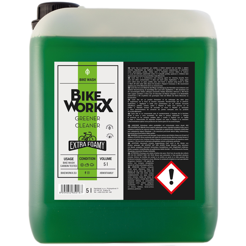 Productfoto van BikeWorkx Greener Cleaner - Canister - 5l