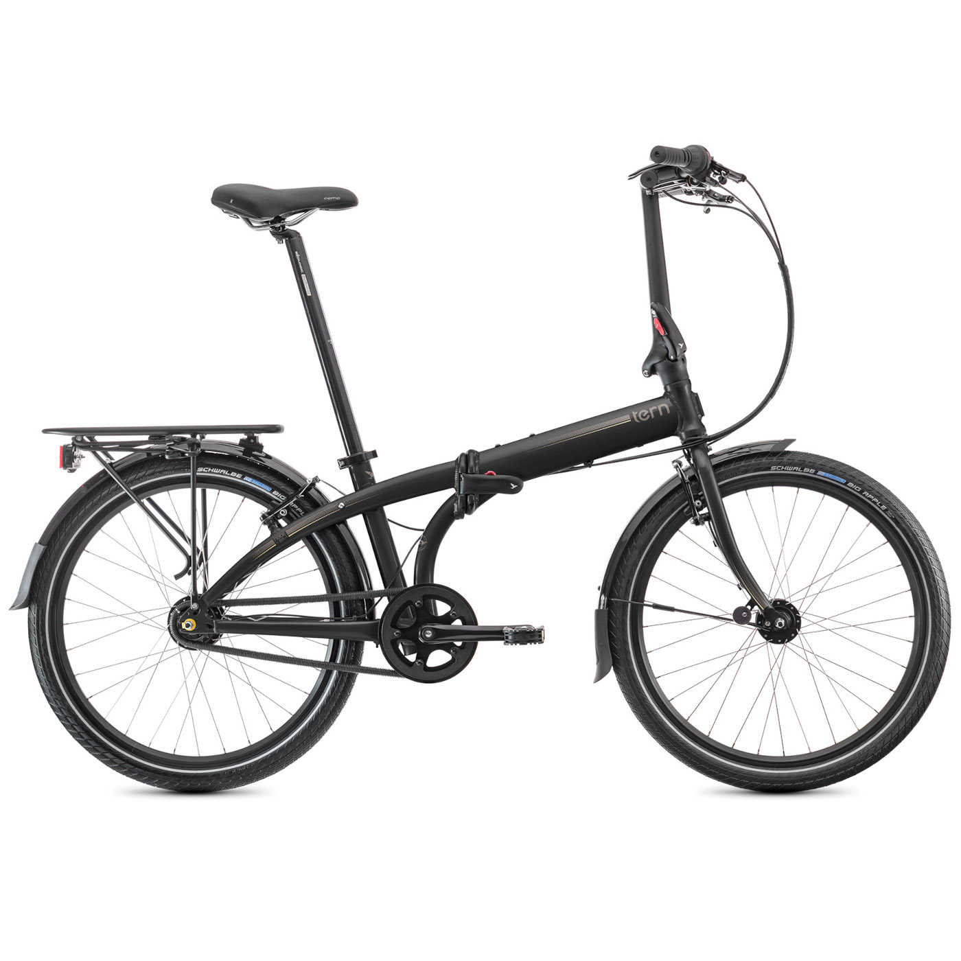 Image de Tern Node D7i - 24 Inches Folding Bike - 2024 - satin black/bronze/light bronze