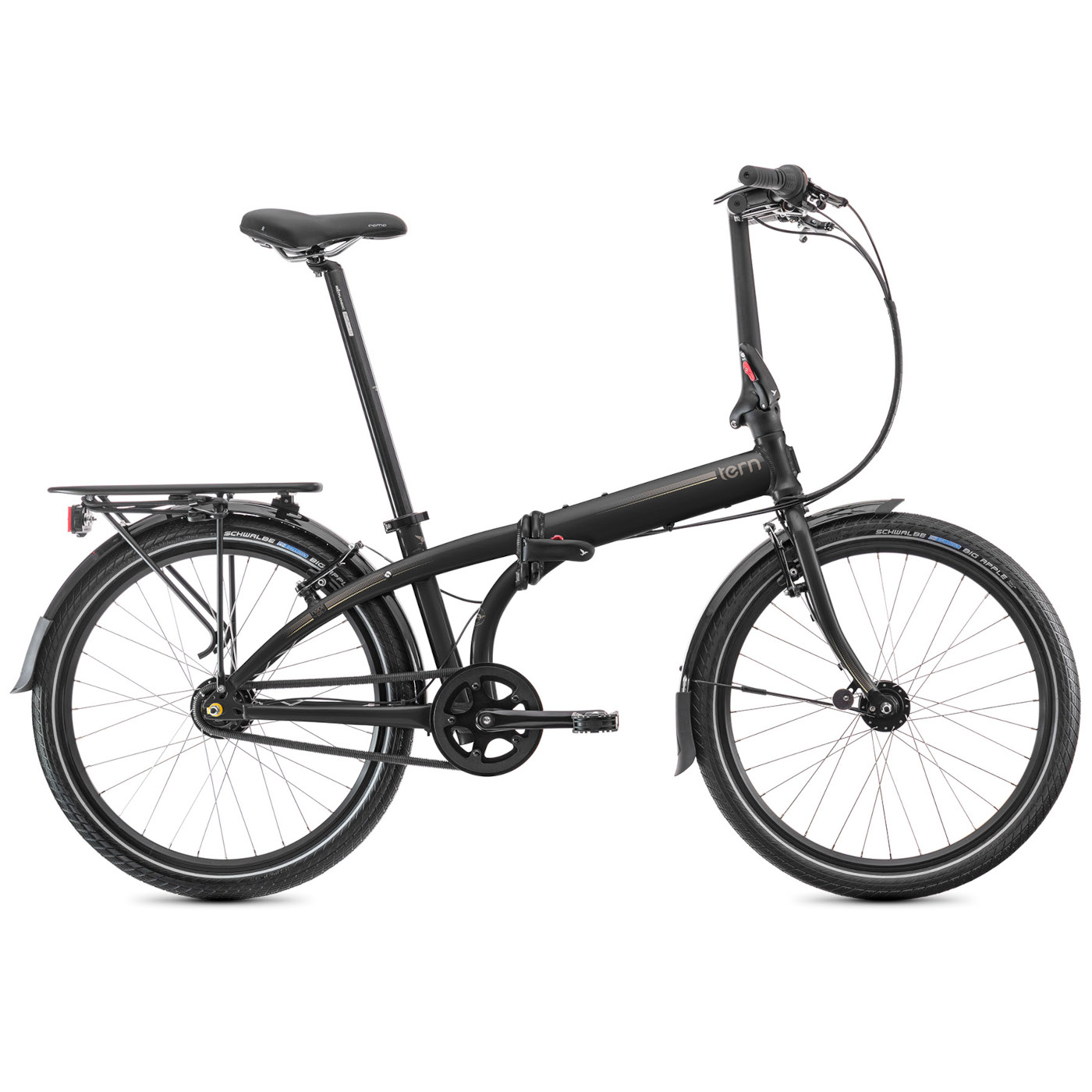 Image of Tern Node D7i - 24 Inches Folding Bike - 2024 - satin black/bronze/light bronze