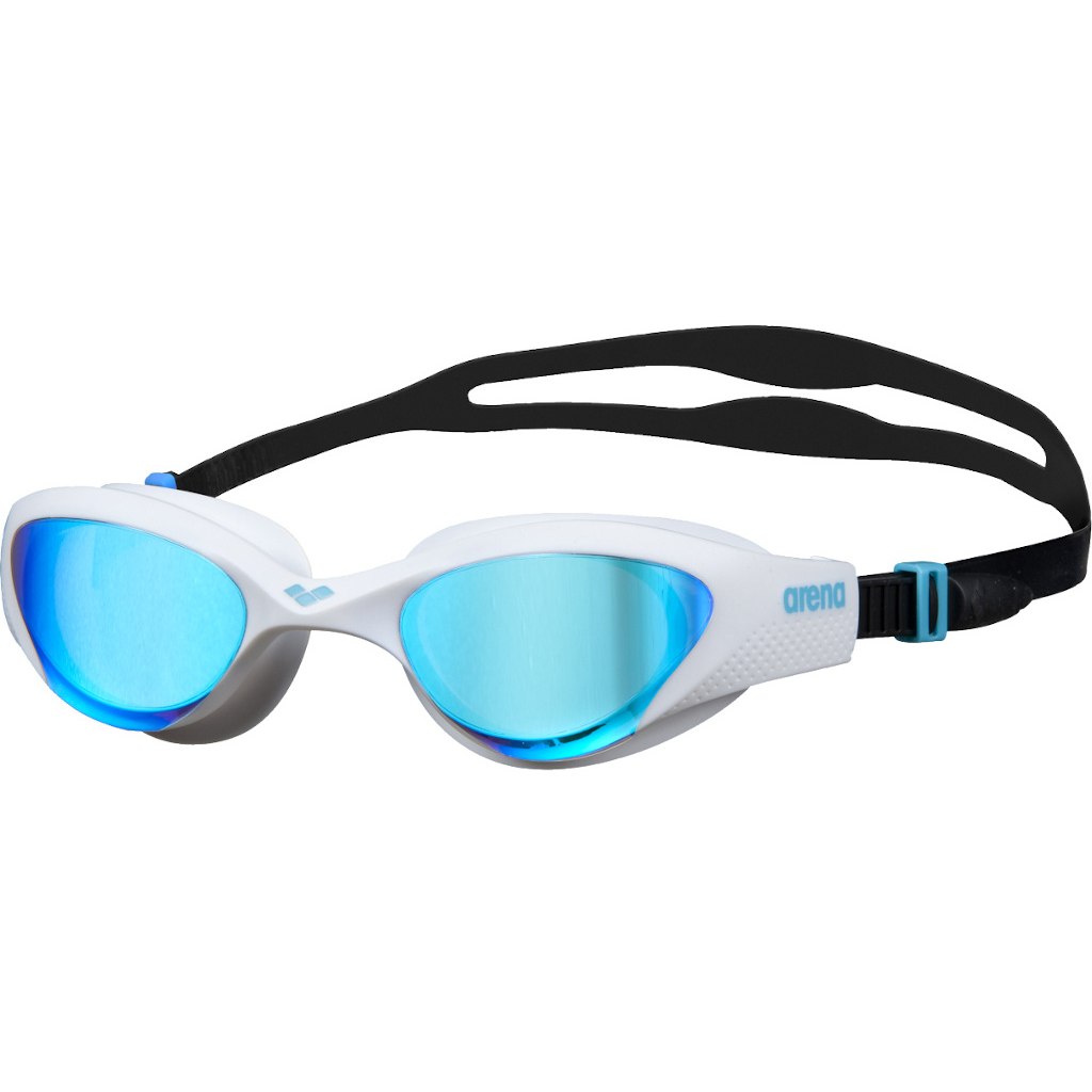 Picture of arena The One Mirror Swimming Goggles - Blue - White/Black
