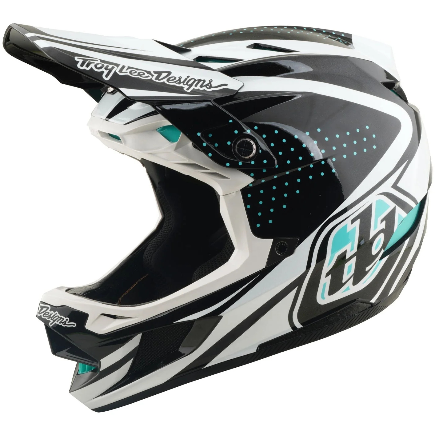 Troy Lee Designs D4 Polyacrylite MIPS Helm - The Line Charcoal