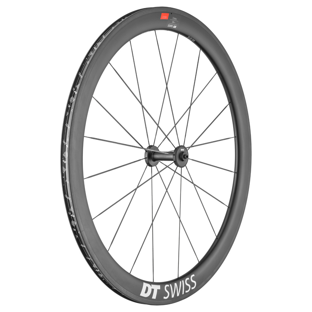 Image of DT Swiss ARC 1100 DICUT 48 Front Wheel - 28" | Carbon | Clincher - QR 100