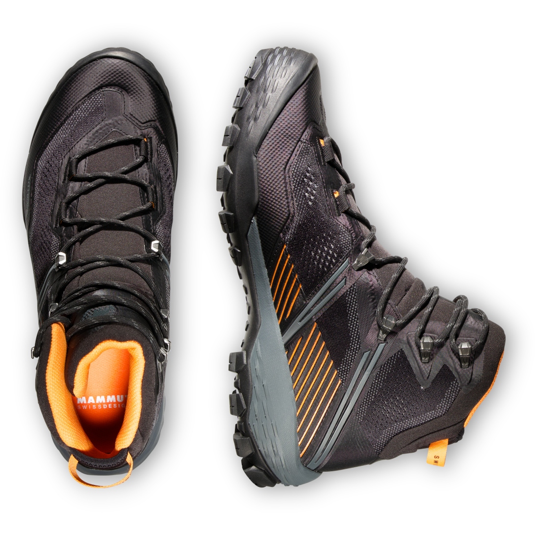 Picture of Mammut Ducan II High GTX Shoes Men - black-dark tangerine