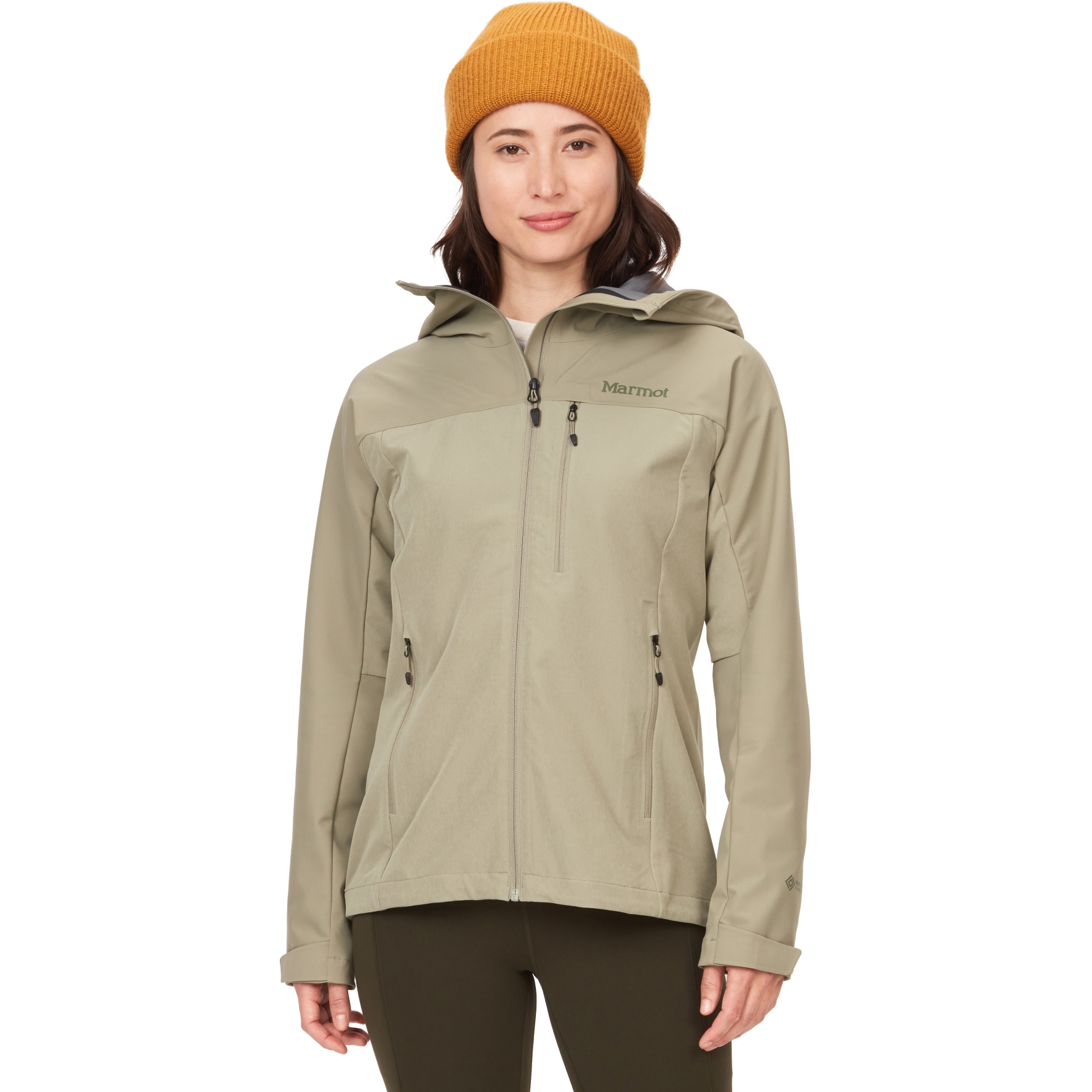 Picture of Marmot ROM GORE-TEX Infinium Hooded Jacket Women - vetiver