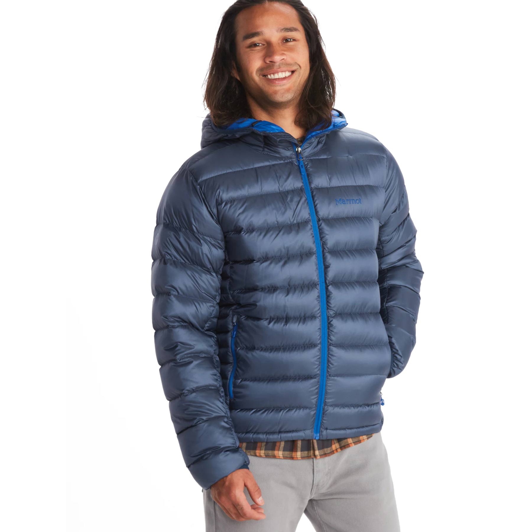 Picture of Marmot Hype Down Hooded Jacket - arctic navy/dark azure