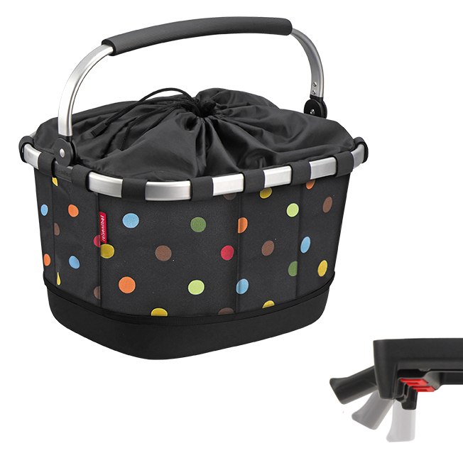 Sac De Transport KlickFix Pour Panier De Vélo Racktime | Idéal Courses Et Balades | Fond Rigide Et Cordon De Serrage