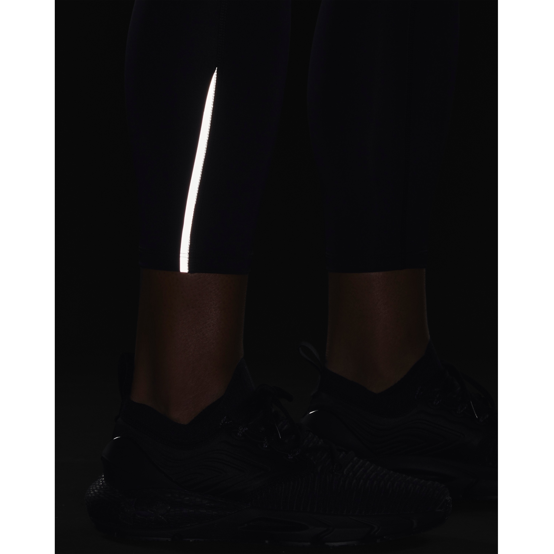 Under Armour FLY FAST ANKLE - Leggings - harbor blue/reflective