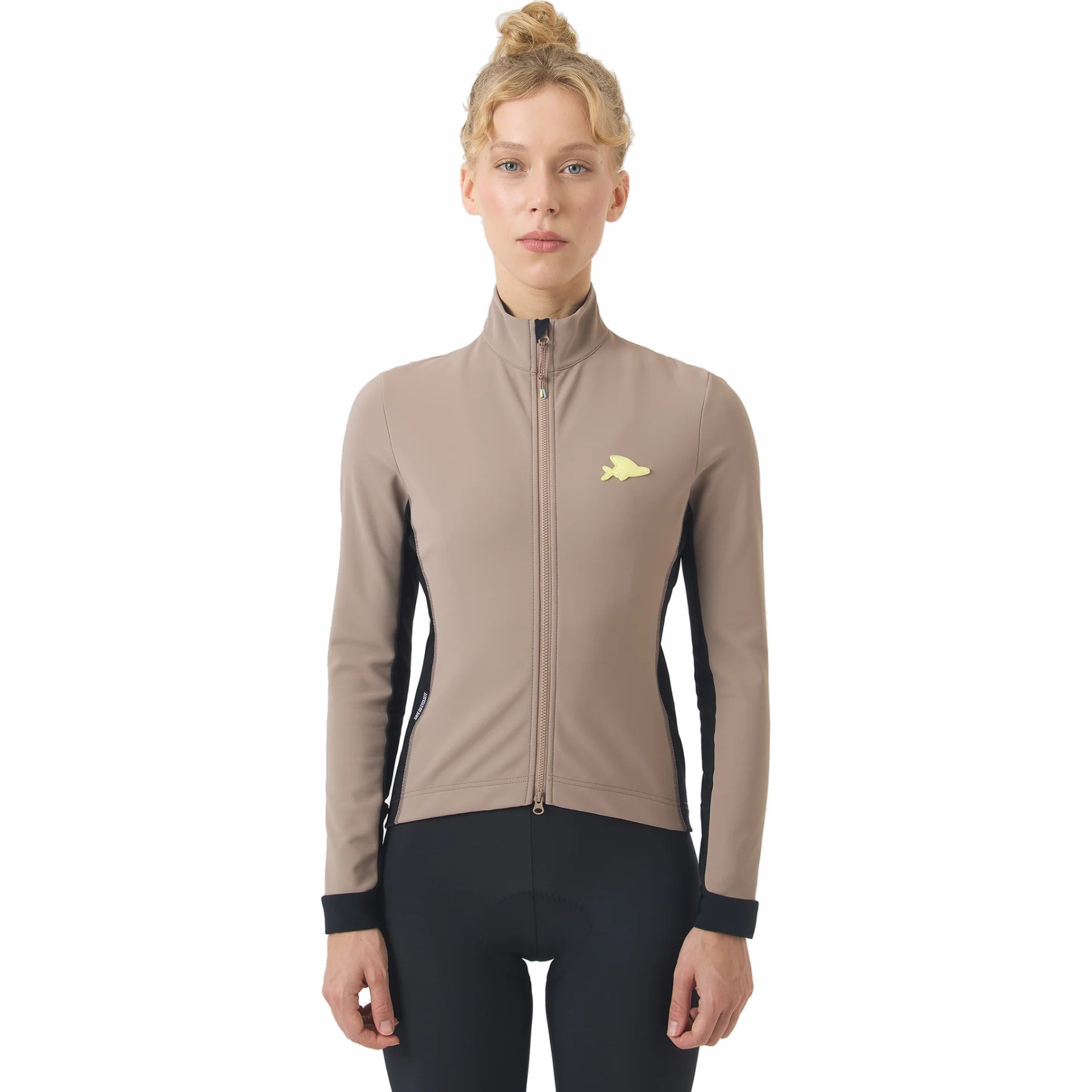 Женская термокуртка Café du Cycliste Manon - устрично-серая