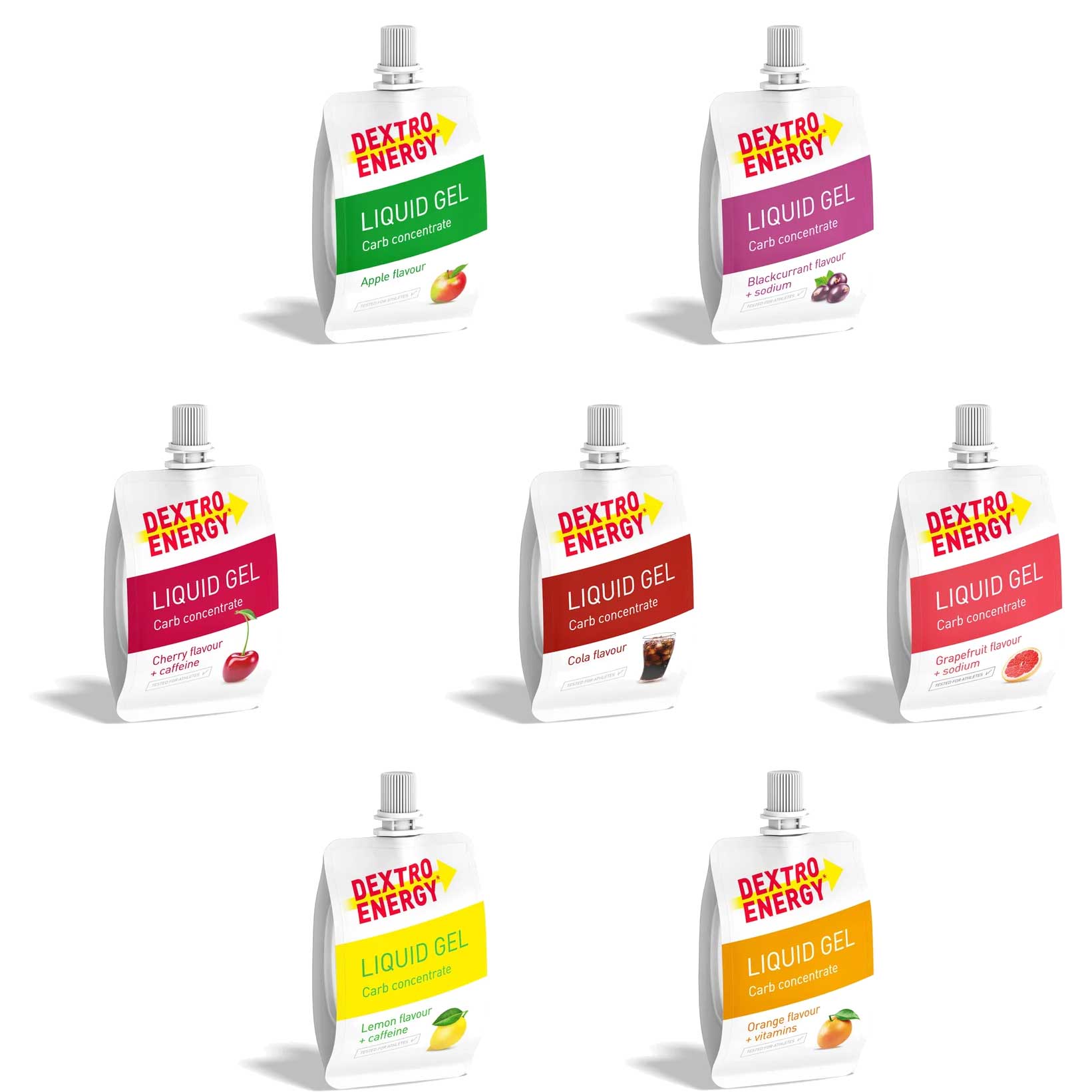 Imagen de Dextro Energy* Gel Energético - Liquid Gel - Caja Mixta - 7x60ml