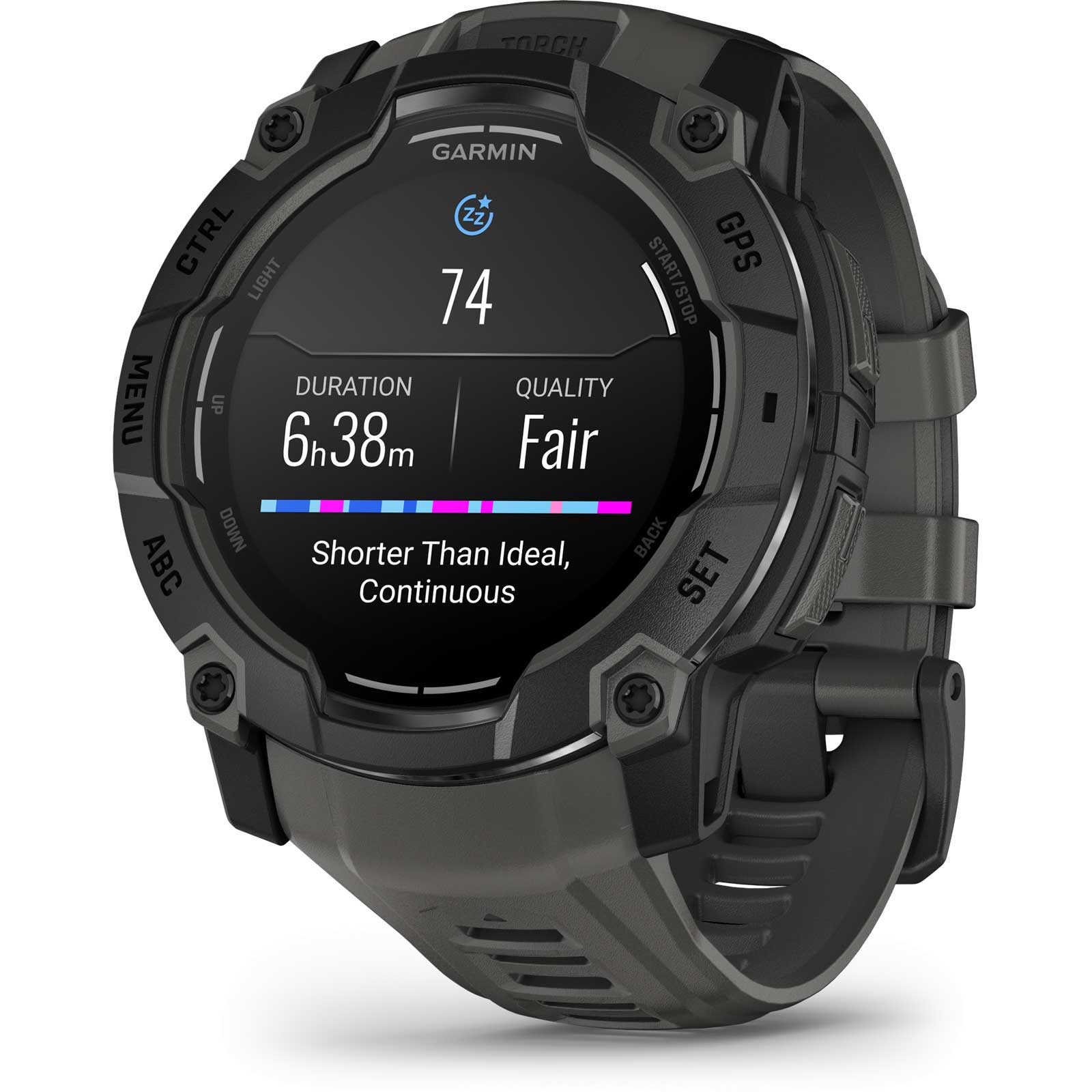 Garmin Instinct 3 AMOLED GPS Smartwatch - 50mm - Black