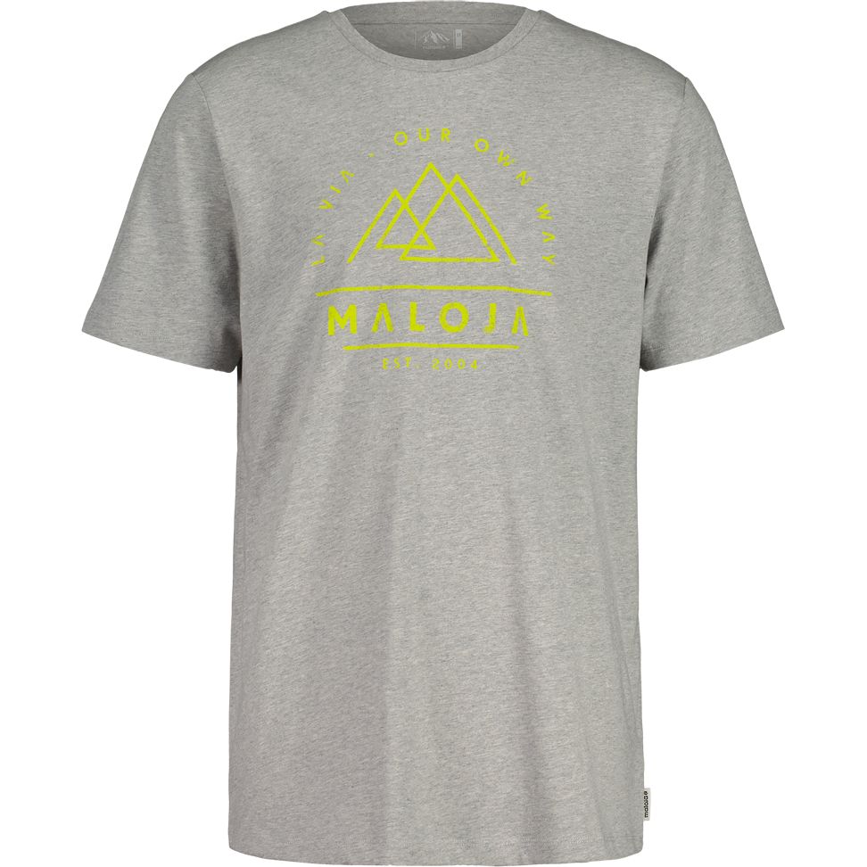 Bild von Maloja BranziM. Organic Cotton T-Shirt Herren - grey melange 114