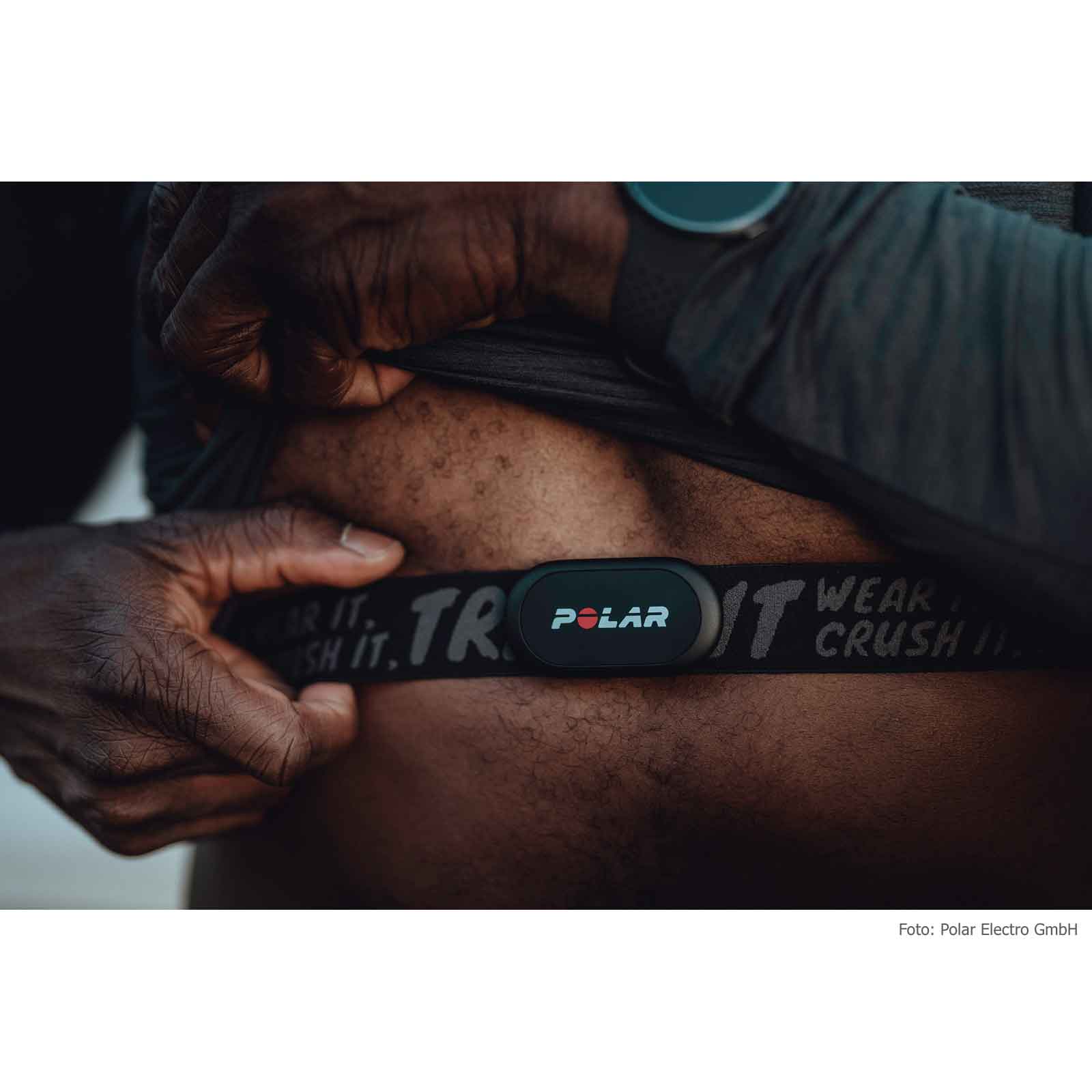 Polar H10 Heart Rate Monitor Pro Chest Strap M-XXL Black Crush