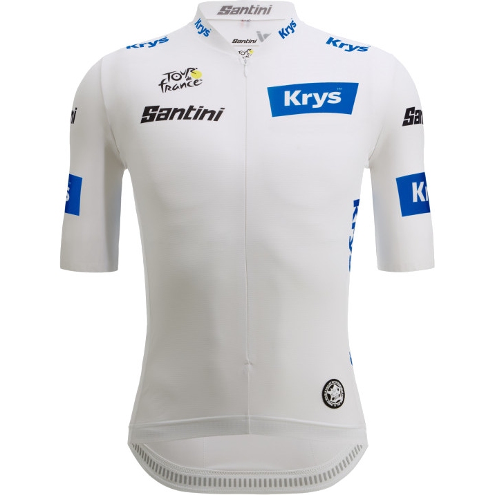 Produktbild von Santini Best Young Rider Kurzarmtrikot Herren - Tour de France™ 2024 Collection - TF9440023TDFBYR - weiß BI