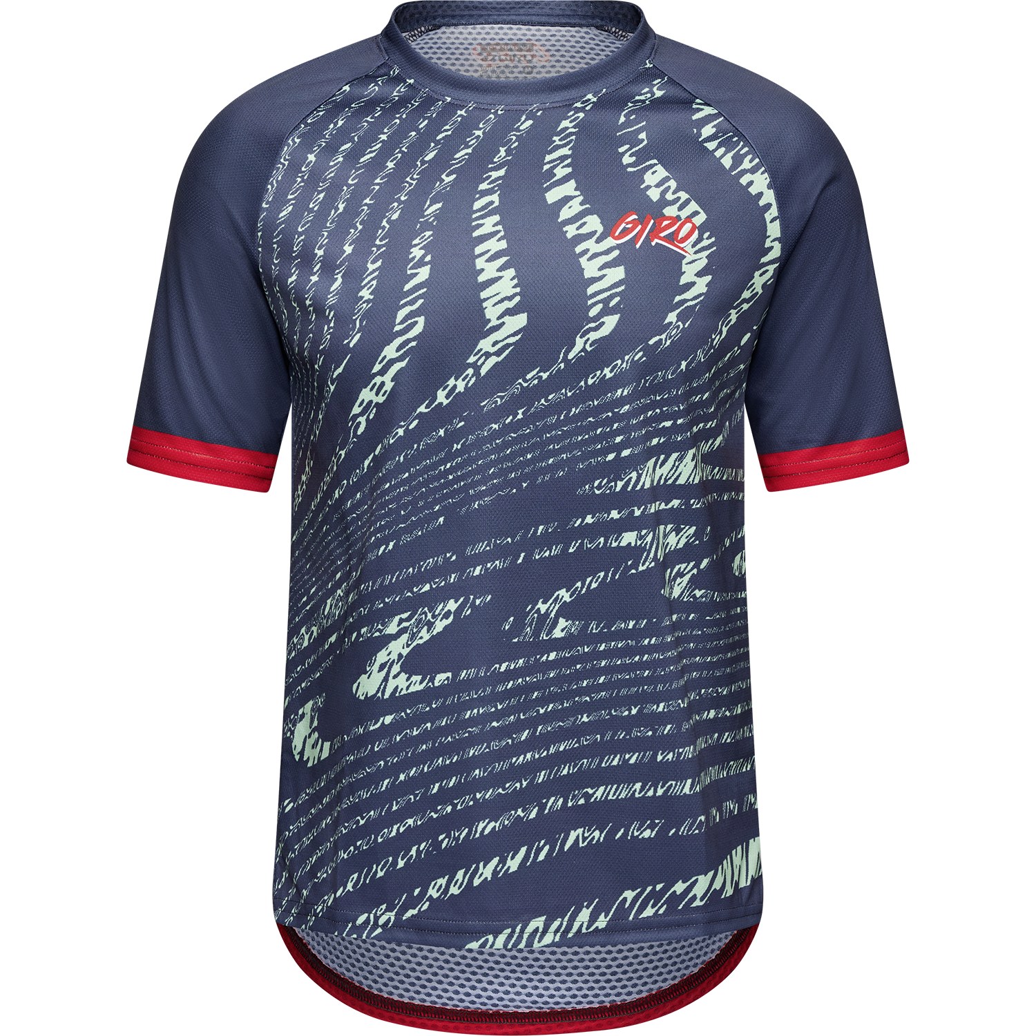 Молодежная майка с коротким рукавом Giro Roust - темно-синяя рябь