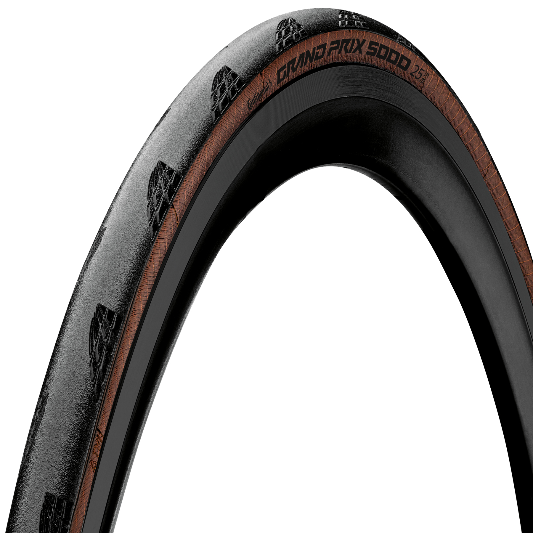 Productfoto van Continental Grand Prix 5000 Vouwband - 25-622 - zwart/transparent